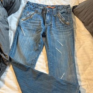 Vigoss Studded Blue Jeans- girls